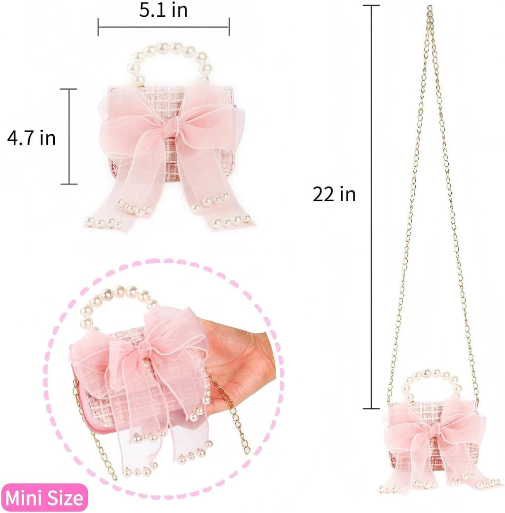 Mini Crossbody Purse with Bow