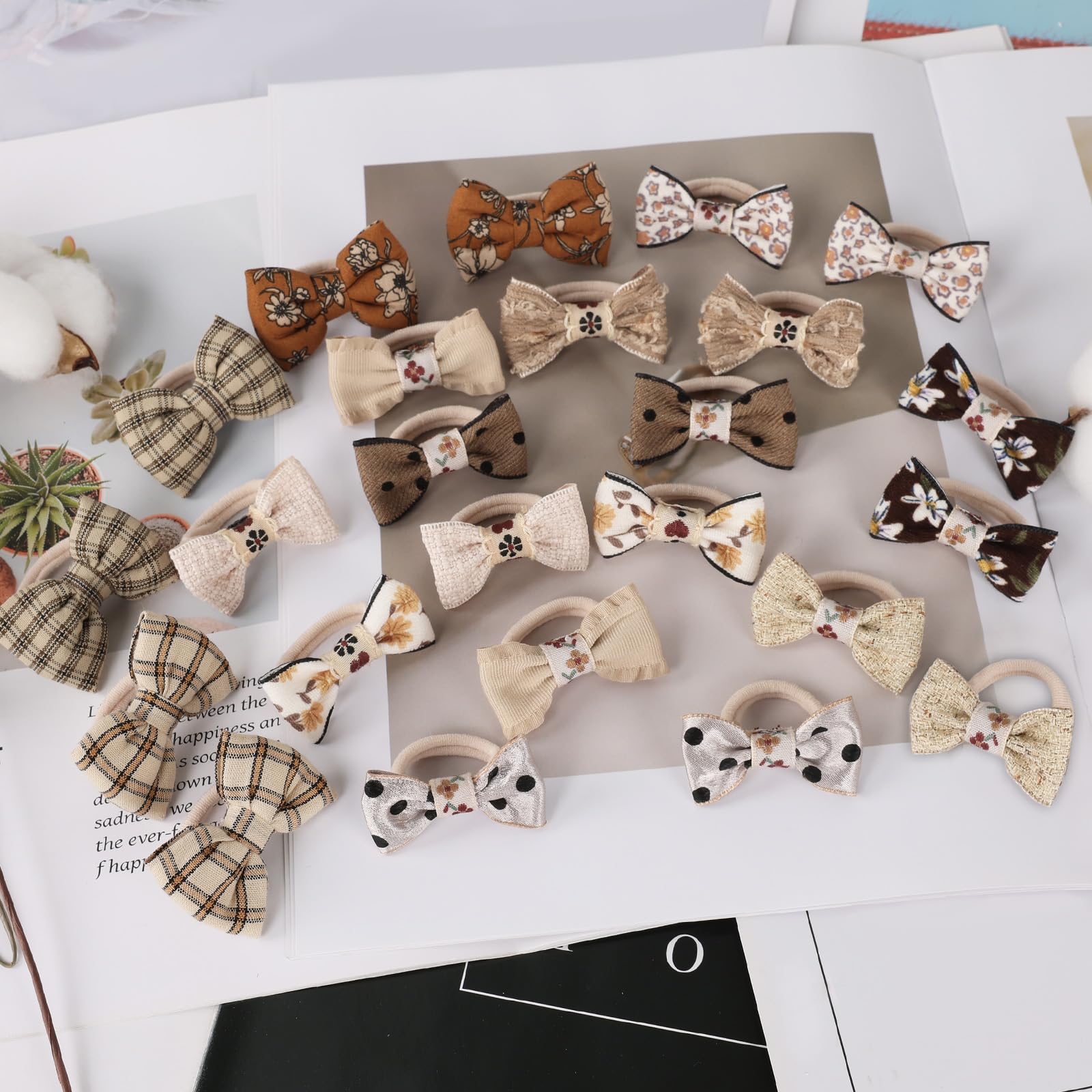 Baby Hair Ties with Bows