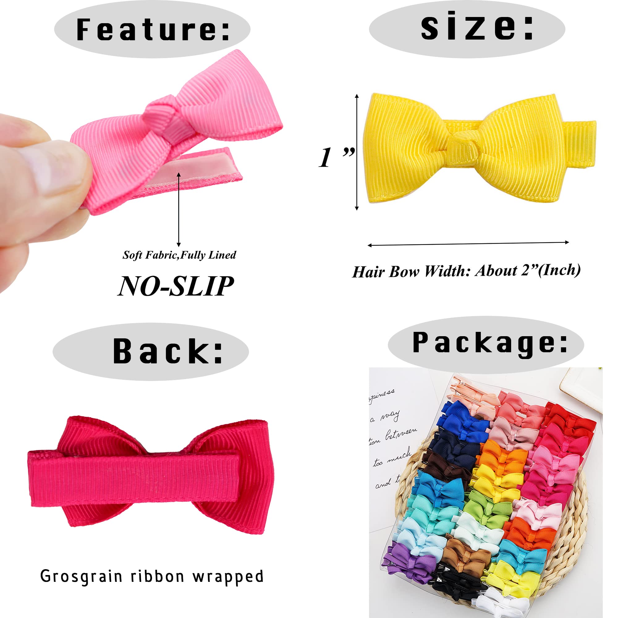 Hair Bow Clips