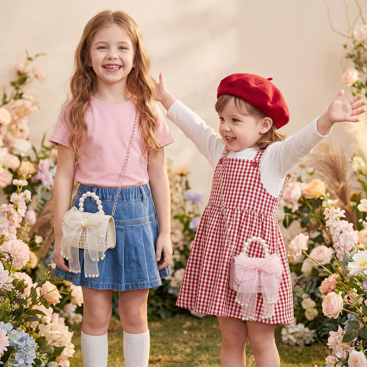 Mini Crossbody Purse with Bow