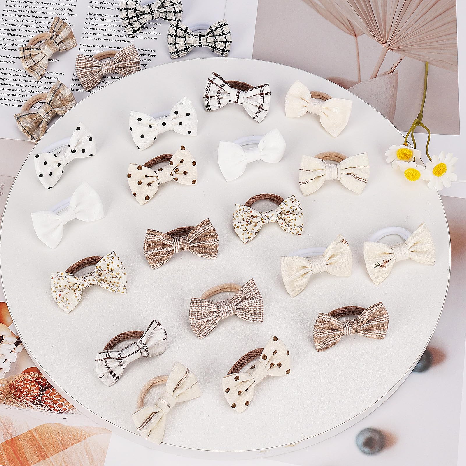 Baby Hair Ties with Bows