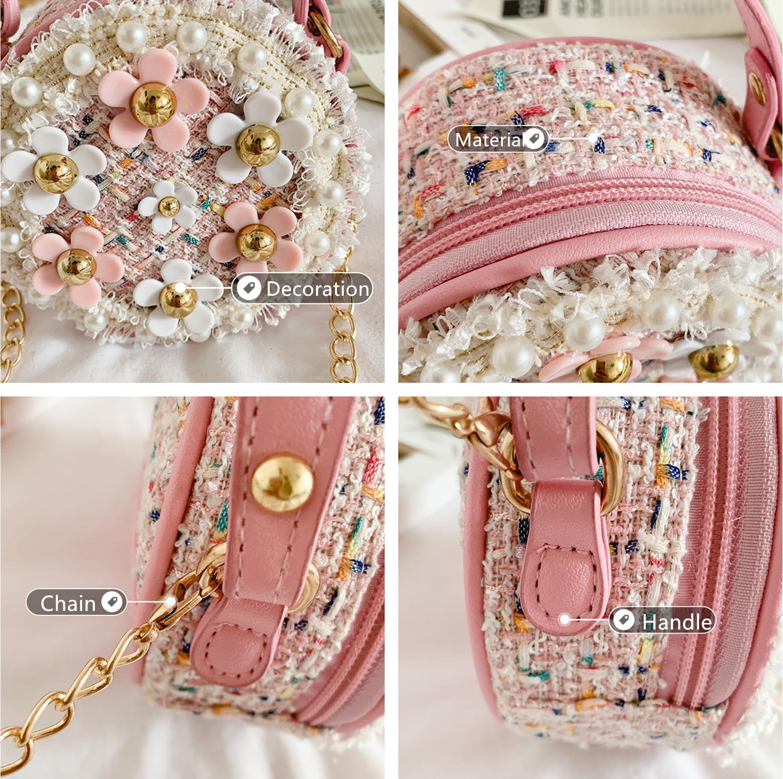 Mini Crossbody Purse with Sunglasses
