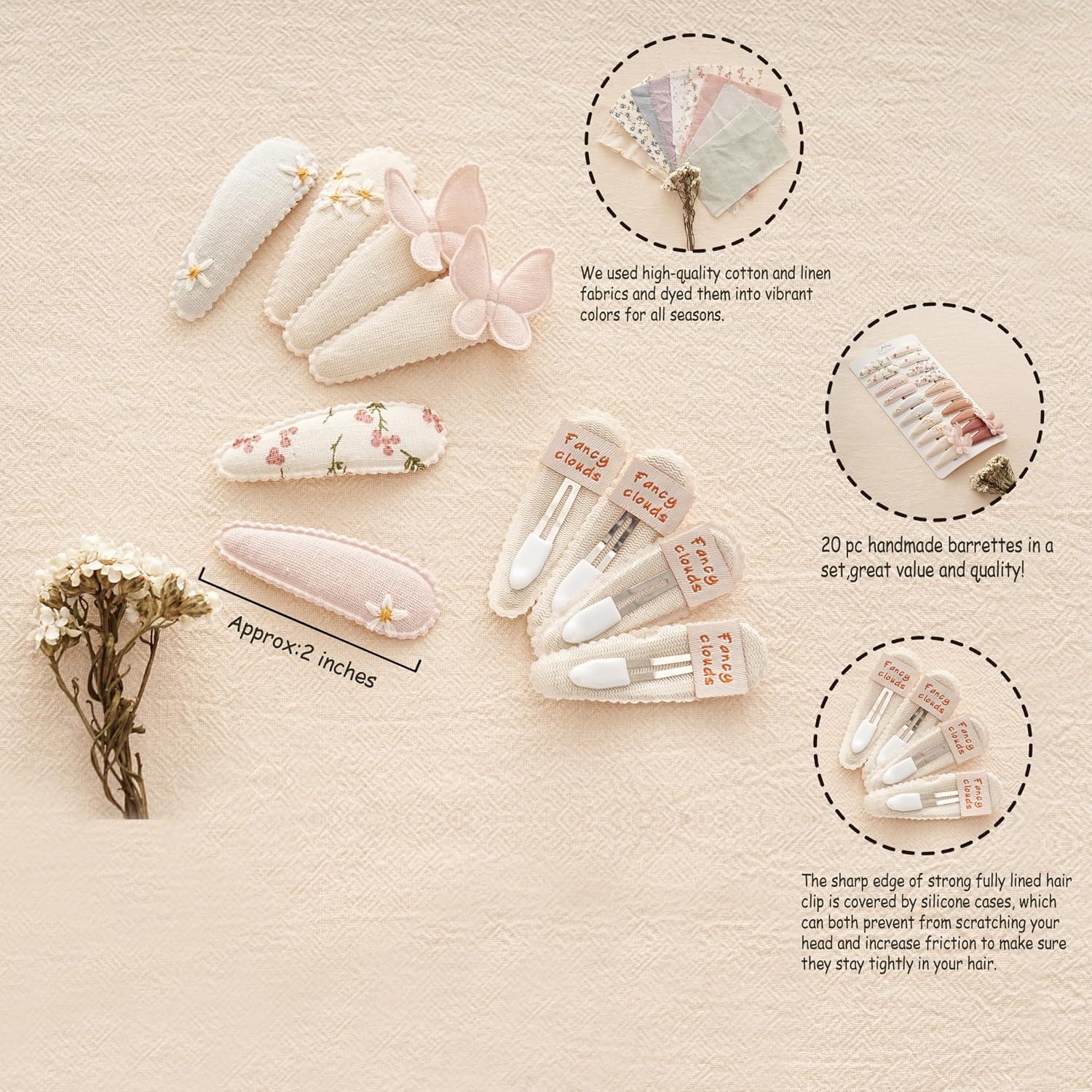 Soft Barrettes