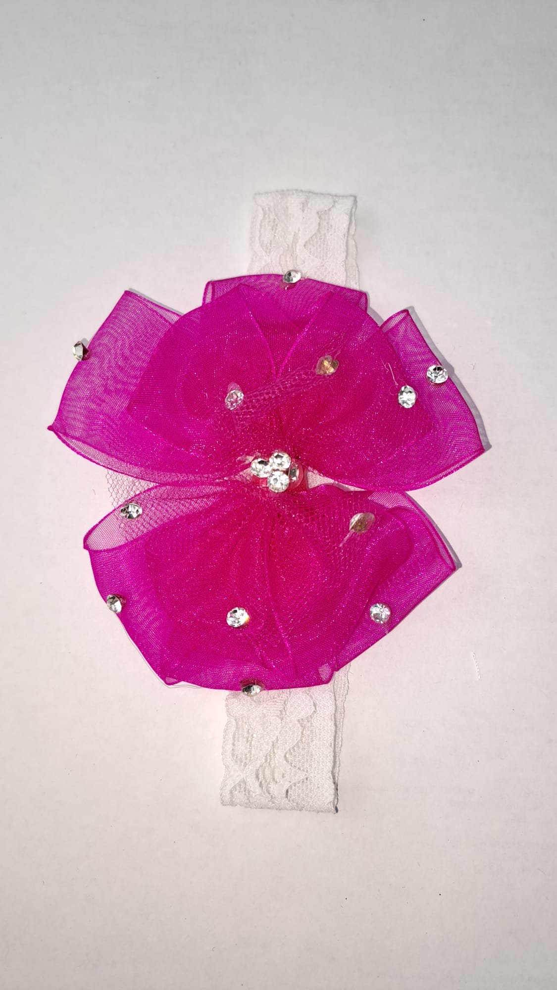 Rhinestone Bow Headband