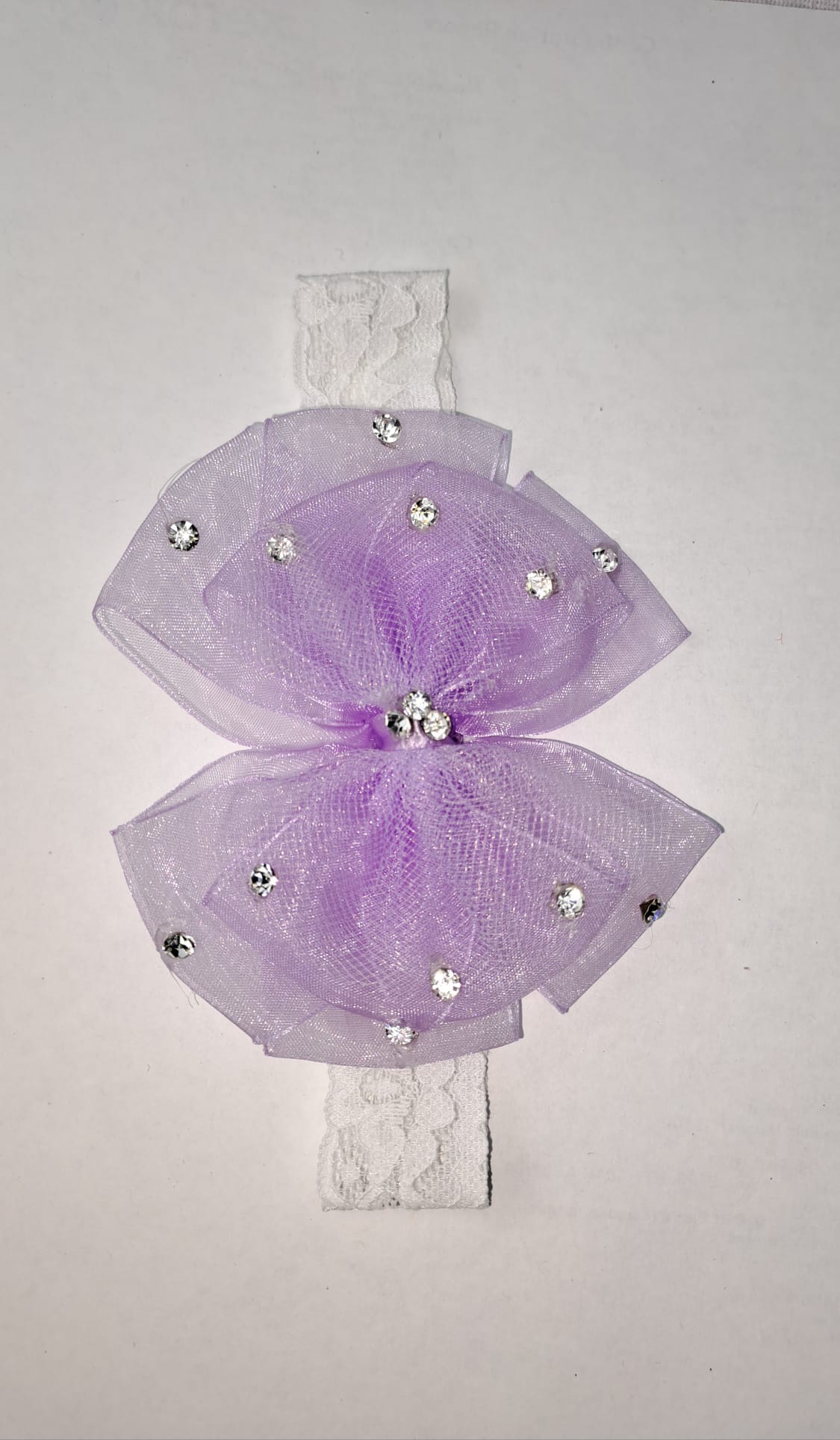 Rhinestone Bow Headband